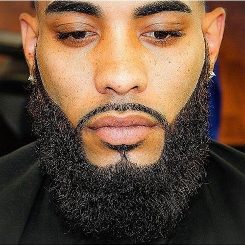 barbe homme noir 11