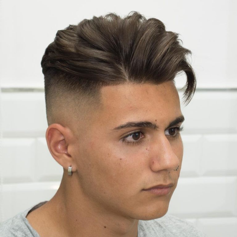 Dégradé haut + cheveux mi-longs