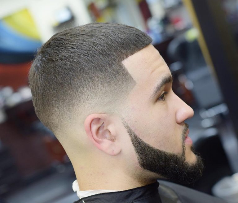 Coupe rase et barbe séparée