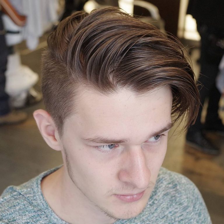 Comb Over désordonné - Coupe de cheveux homme