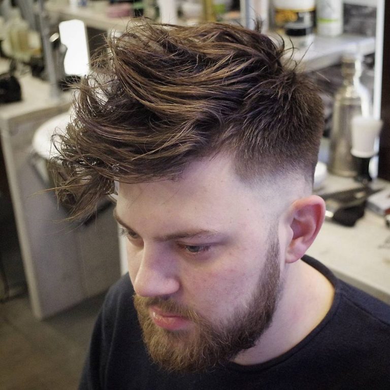 Quiff Hérissé - Coupe de cheveux homme