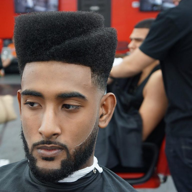 Flat Top en escalier - Coupe de cheveux homme