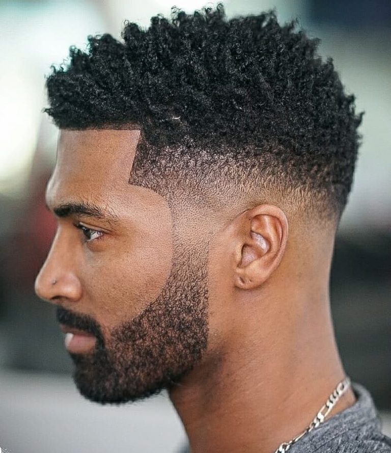 Sponge curls + Dégradé moyen