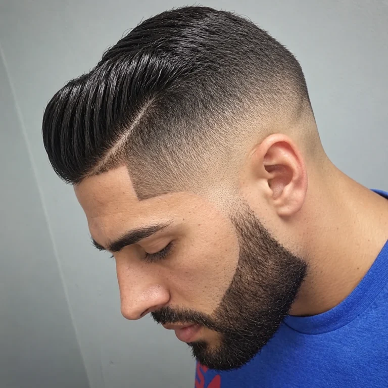 Petite banane sombre et contours nets
