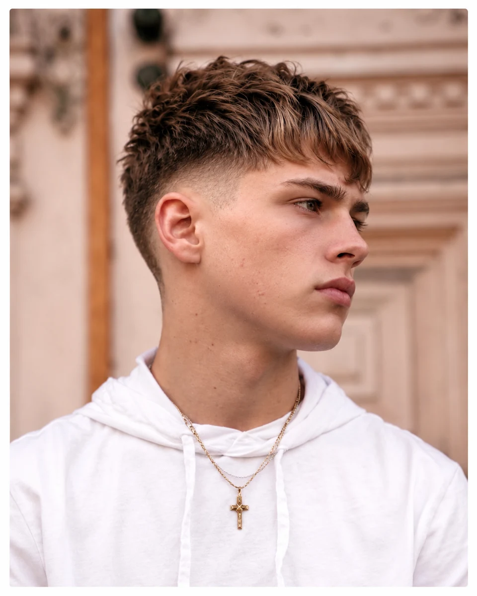 Crop texturé + Dégradé bas