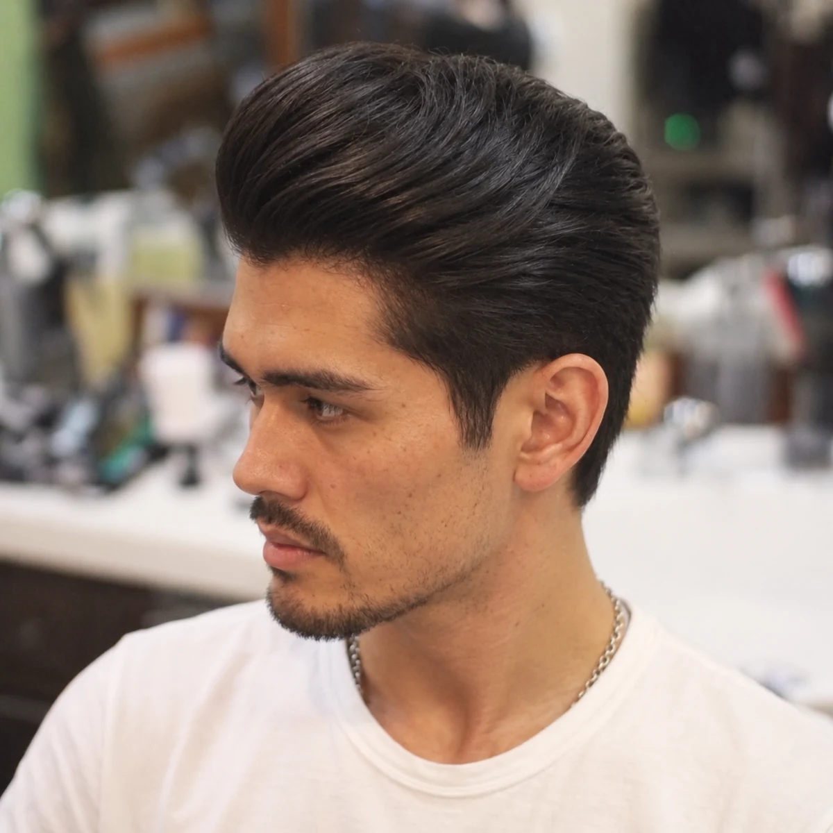 Pompadour texturé
