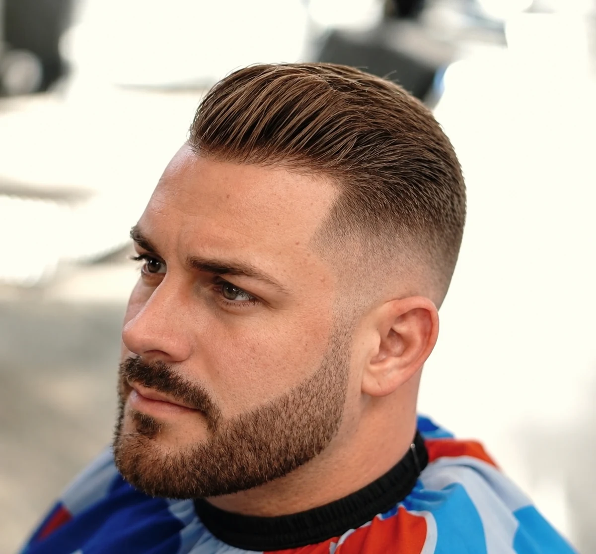 Pompadour + Dégradé haut