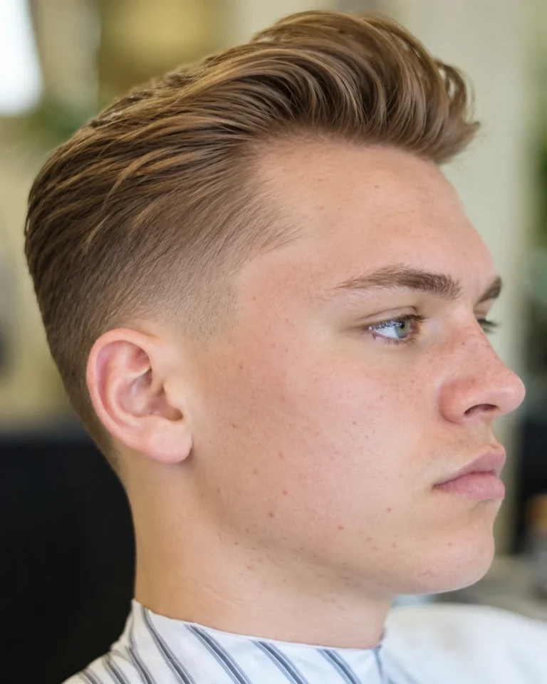 Pompadour texturé