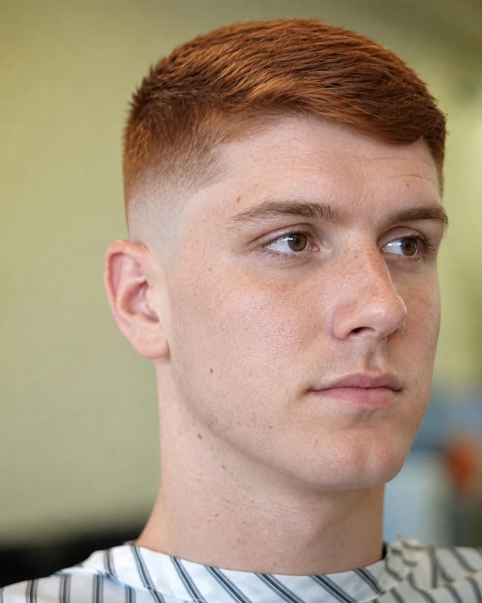 Comb over + Dégradé bas
