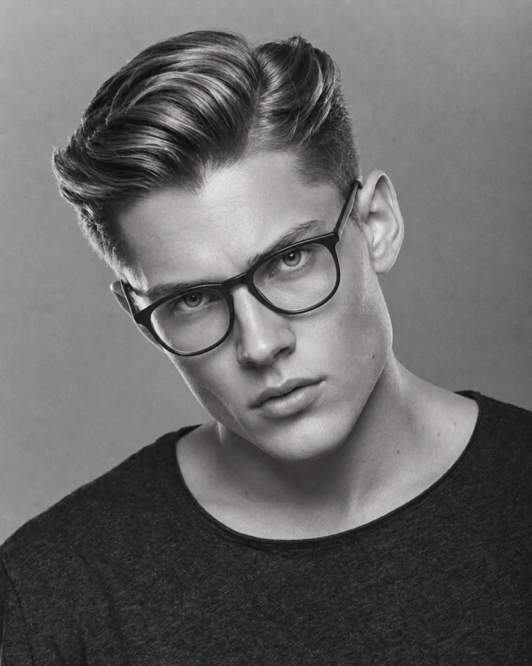 Side Part Pompadour